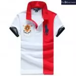 ralph lauren badges t-shirt ecussons left red